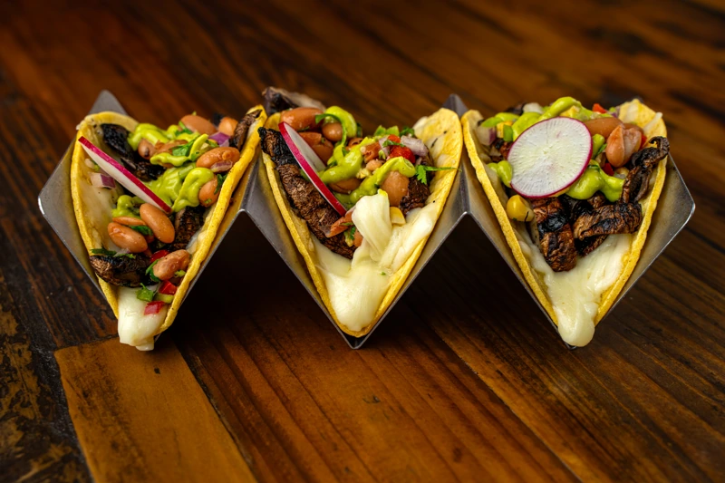 Wild Thing burrito bursting with Mexican flavors from El Fogón Taquería.